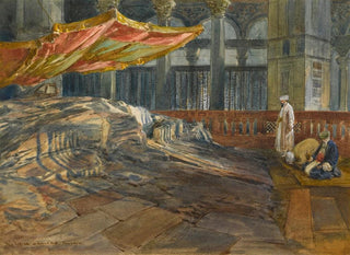 William Simpson - The Sakrah The Sacred Rock Jerusalem.webp