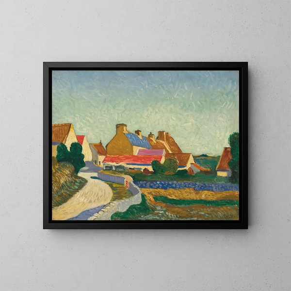 Bucht von St Brelade, Jersey - William Strang — gerahmtes Bild an der Wand