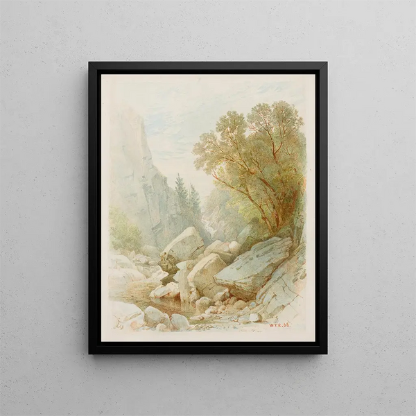 William Trost Richards - Split Rock Adirondacks.webp