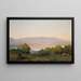 Sonnenuntergang in Centre Harbor New Hampshire - William Trost Richards — gerahmtes Bild an der Wand