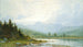 Sonnenuntergang über dem Mount Chocorua New Hampshire - William Trost Richards — Ansicht des Kunstwerks