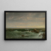 La Mer du soir Brigantine Shoals - William Trost Richards — gerahmtes Bild an der Wand