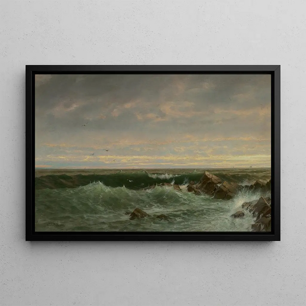 William Trost Richards - The Evening Sea Brigantine Shoals.webp