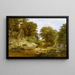 Ruisseau forestier - William Trost Richards — gerahmtes Bild an der Wand