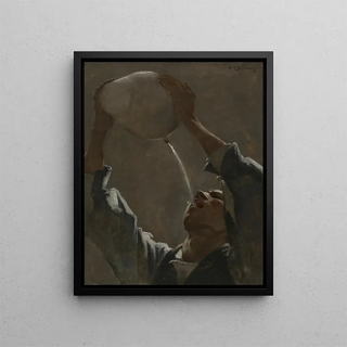 William Turner Dannat - Study for An Aragonese Smuggler.webp