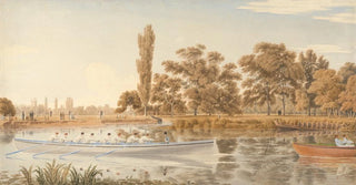 William Turner of Oxford - The Exeter College Eight on the Isis Oxford.webp