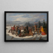Szenen der Pionier von Cooper, Deerslayer beim Schießwettbewerb - William Walcutt — gerahmtes Bild an der Wand