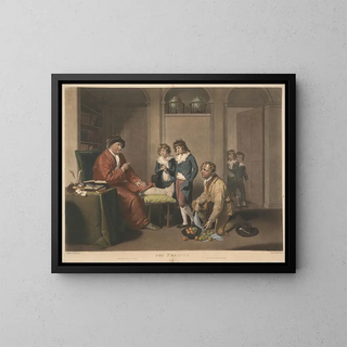 Les Égarés - William Ward — gerahmtes Bild an der Wand