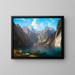 Lac Königsee - Willibald Wex — gerahmtes Bild an der Wand