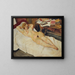 Akt weiblich liegend - Willy Jaeckel — gerahmtes Bild an der Wand