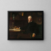 Bankier und Kunstsammler - Willy Martens — gerahmtes Bild an der Wand