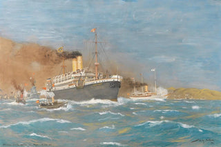 Willy Stwer - Abreise von SM des Kaisers von Vigo 16 Mrz 1904.webp