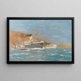 Willy Stwer - Abreise von SM des Kaisers von Vigo 16 Mrz 1904.webp