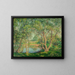 Lac caché - Wilson Henry Irvine — gerahmtes Bild an der Wand