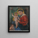 Madonna mit Jeiko und Jno Krstite - Wincenty Chrząstkiewicz — gerahmtes Bild an der Wand