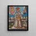 Mittelalter von Saletinsk - Wincenty Chrząstkiewicz — gerahmtes Bild an der Wand