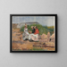 Die Fischermädchen - Winslow Homer — gerahmtes Bild an der Wand