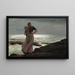 Eine Licht auf das Meer - Winslow Homer — gerahmtes Bild an der Wand