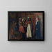 Eine Besuch der alten Geliebten - Winslow Homer — gerahmtes Bild an der Wand