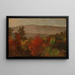 Cimes d'arbres en automne - Winslow Homer — gerahmtes Bild an der Wand