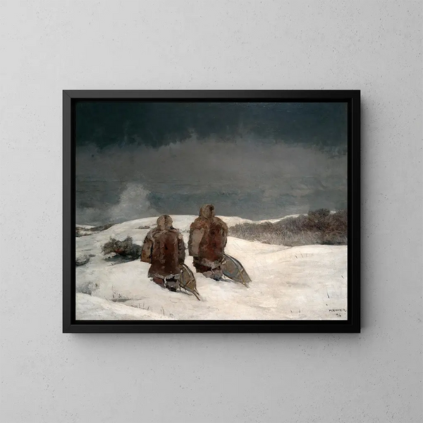 Unter Null - Winslow Homer — gerahmtes Bild an der Wand