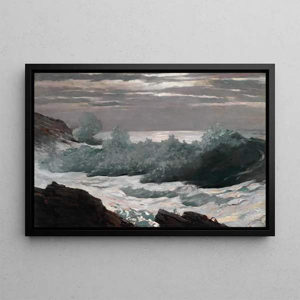 Morgen nach einem Sturm auf See - Winslow Homer — gerahmtes Bild an der Wand