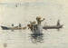 Vier Boote mit Kindern - Winslow Homer — Ansicht des Kunstwerks
