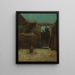 Bauernhof in Frankreich - Winslow Homer — gerahmtes Bild an der Wand