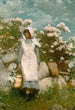 Mädchen und Lorbeer - Winslow Homer — Ansicht des Kunstwerks