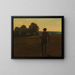 Mann mit Sense - Winslow Homer — gerahmtes Bild an der Wand