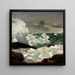 auf einer geschützten Küste - Winslow Homer — gerahmtes Bild an der Wand