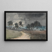 Sturm über den Bahamas - Winslow Homer — gerahmtes Bild an der Wand
