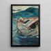 Studie für Den Golfstrom - Winslow Homer — gerahmtes Bild an der Wand