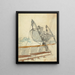 Studie für Das Signal der Notlage - Winslow Homer — gerahmtes Bild an der Wand