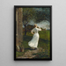 La corne de dîner Sonner la corne au bord de mer - Winslow Homer — gerahmtes Bild an der Wand