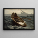 L'Avertissement de brouillard - Winslow Homer — gerahmtes Bild an der Wand