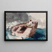 Le Gulf Stream - Winslow Homer — gerahmtes Bild an der Wand