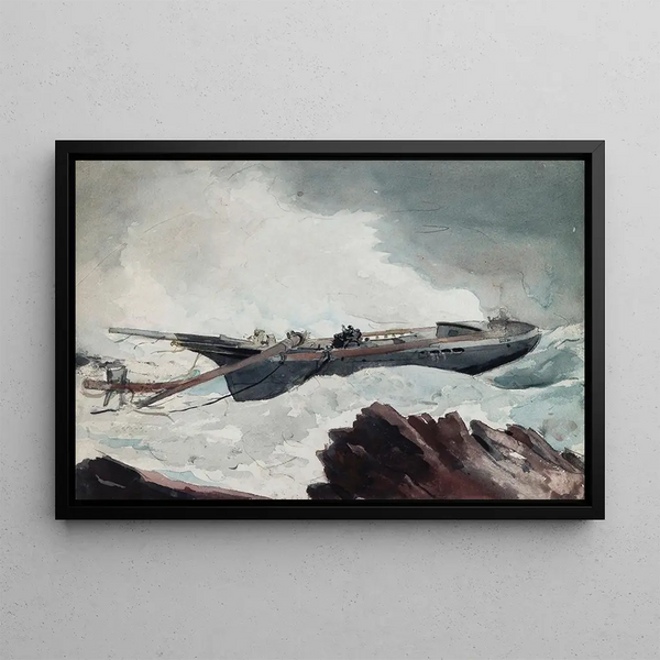 Winslow Homer - The Wrecked Schooner.webp