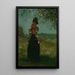 La veste jaune - Winslow Homer — gerahmtes Bild an der Wand