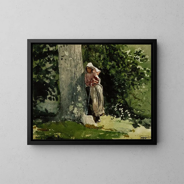 Fatigué - Winslow Homer — gerahmtes Bild an der Wand