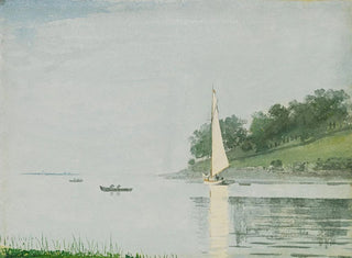 Winslow Homer - Yacht In A Cove Gloucester.webp