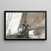Junge Frau beim Yachting - Winslow Homer — gerahmtes Bild an der Wand