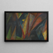 Berg Gelb - Wladimir Burliuk — gerahmtes Bild an der Wand
