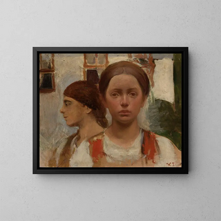 Wodzimierz Tetmajer - Two female heads.webp