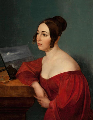 Wojciech Korneli Stattler - Portrait of Hortensja Sobaska ne Jeowicka.webp