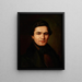Portrait eines Mannes - Wojciech Korneli Stattler — gerahmtes Bild an der Wand