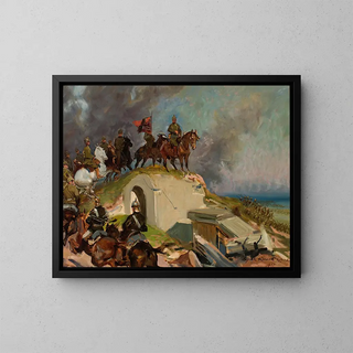 Wojciech Kossak - Battle Scene from the First World War.webp
