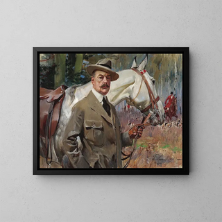 Wojciech Kossak - Selfportrait with a horse.webp
