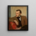 Portrait des Schriftstellers Włodzimierz Perzyński - Wojciech Weiss — gerahmtes Bild an der Wand