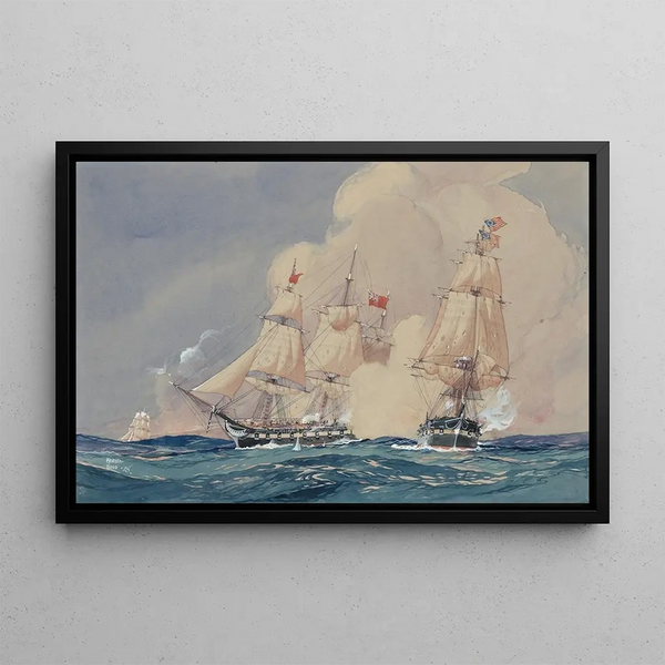Worden Wood - Taking of th Fox Brig by the Hancock American 28 May 1777 1925.webp